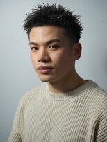 ヒロギンザバーバーショップ 新宿店(HIRO GINZA BARBER SHOP) ツーブロスパイキーショート