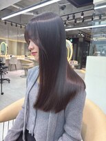 ロンドメリア 天神大名店(Lond Melia)&nbsp;イメチェンヘアスタイル美髪のススメワイドバングブルーブラック