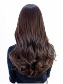 顔周りレイヤー韓国ヘア美髪ロングくびれヘア_ba541111