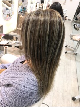 ニューヨークニューヨーク 大久保店(NYNY) ハイライト×グレージュ