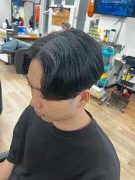 グッドタイムエフティフィフス 横浜西口(GoodTimes ft.fifth) 横浜ニュアンスパーマ毛流れセンターパートフェザーパーマ40代◆