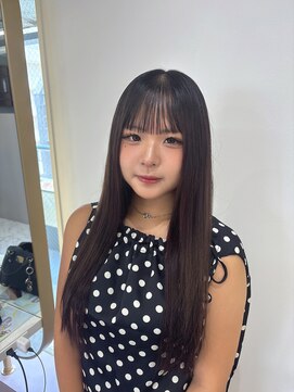 ガルボヘアー 心斎橋店(garbohair) 心斎橋×プルエクステ×学生×黒髪ロング×
