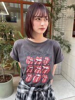 ノイ(noii)&nbsp;ワインレッド/ボブ/切りっぱなし/タッセルボブ/レッド