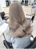 渋谷ブリーチカラーレイヤーカットモカベージュヘーゼルベージュ
