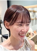 切りっぱなしボブミディアムボブミニボブ