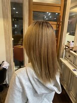 ボアップ(boappu)&nbsp;#エアーストレート#ブリーチ毛