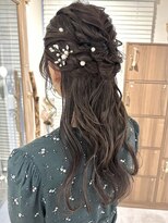 アットティー 金沢八景(at tee...)&nbsp;ハーフアップアレンジ＊°