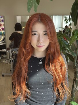 アーチバイケンジ(arch by kenje) 海外ガール風/オレンジカラー★