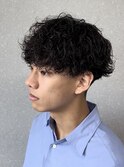メンズ波巻きパーマ