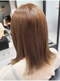 20代30代40代50代/切りっぱなし/外ハネ/ミディアムレイヤー