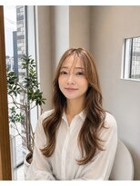ビーアップヘアー(be:up hair) 艶髪ロングレイヤー×縮毛矯正