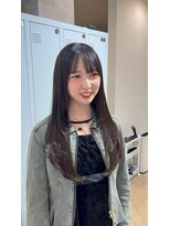 マティス 室見店(MATISSE)&nbsp;艶感ナチュラルストレート×シースルーバング