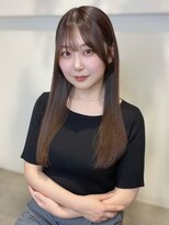 アゲハヘアー(ageha hair)&nbsp;韓国風ストレート×艶カラー