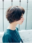 外ハネカーキブラウン