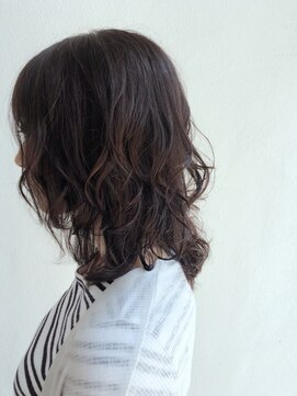 ビビグランジュテ(BiBi) 高知 BiBi glandjete シトラスグレージュ×ガーリーカールミディ