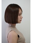 カットで差が出る小顔ボブスタイル(表参道 青山 原宿)