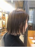 パツンボブ×極細ハイライト