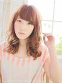 オシャレゆるカールパーマ
