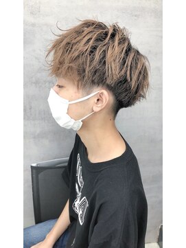 ネクスト 静岡店(NEXT) 【NEXT shizuoka 竹田】ミルクティー×前下がりマッシュ