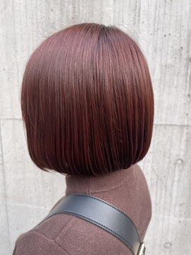 ヘアーヒーリングウィッシュ(Hair Healing Wish) イメチェンヘアスタイルチェリーブラウンフェミニンロングモード