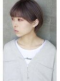 耳掛け　ショートボブ
