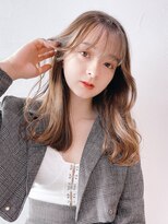 アイティーバイアルバム 藤沢店(IT by ALBUM)&nbsp;韓国風くびれヘアまろベージュ_ホワイトグレージュ_29000