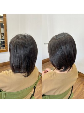 デュアル(dual) 40代/定期カット☆ミディアムヘア