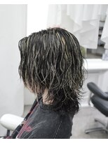 メンズ サロン ドット トウキョウ 町田店(men's salon dot. tokyo)&nbsp;ハイライト×パーマ〔町田/メンズカット/眉毛/眉毛カット〕