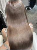 透明感アッシュブラウン 「韓国/渋谷/ブリーチ/エクステ」