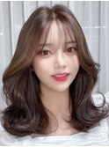 髪質改善 艶髪 愛され 韓国風 前髪カット 小顔 梅田