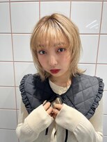 ロンドルーチェ 心斎橋(Lond luce)&nbsp;ダークアッシュ/ミディアムレイヤーカット［髪質改善/縮毛矯正］