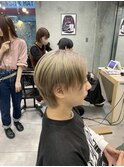 ブリーチ2回で作るホワイトブロンド