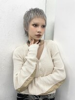 レコ 渋谷(LECO)&nbsp;パンクベリーショートホワイトシルバー