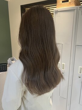 サラジュ 梅田店(SARAJU) saraju サトウ オリーブベージュ ロング ゆる巻き