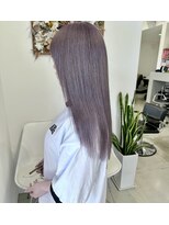 アイズ ヘアー メイク(I's hair make)&nbsp;パープルグレージュ　ブリーチカラー　ツヤ髪