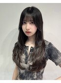 ワンカールで決まるざくざくレイヤー韓国式髪質改善カラー