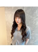 ブラウンカラー10代20代プルエクステ名古屋
