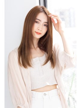 トティア 本通(Totia) 【Totia本通】大人ストレート×ミルクティーベージュ