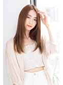 【Totia本通】大人ストレート×ミルクティーベージュ