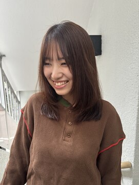 ローレンジウ(LOREN JU) 透明感髪質改善ベージュダブルカラーミルクティーグレージュ