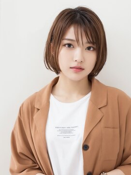 シュガー ミタケ(SUGAR mitake) 結べるボブ透明感抜群ダブルカラーブリーチミルクティーベージュ