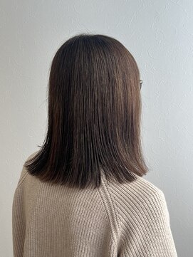 ランプヘアーデザイン(LAMP HAIR DESIGN) 【堀田 奈穂】ナチュラル外ハネ/グレイカラー/50代60代