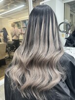 グロウ 渋谷(grow)&nbsp;プルエクステでバレイヤージュ風