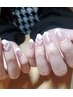 〈ハンドネイル〉フレンチネイル