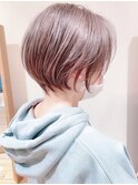 Say.イメチェンショートボブ外ハネボブ美髪ワイドバングアッシュ