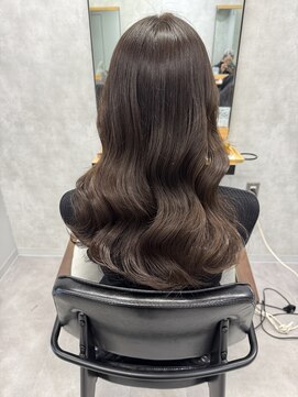 クラン 岡本(Chlan) シアーブラウン　チェリーブラウン　デジタルパーマ