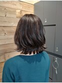 大人かわいいミディアムレイヤー