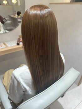 シン 船橋店(sin)の写真/【外国人風カラー×透明感カラー】アディクシーカラーでナチュラル＋透明感とツヤ感があふれるカラーに♪