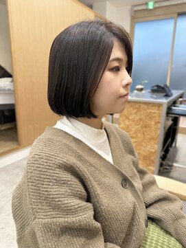 セイドット リー(Say. Ree) Say.ショートボブミニボブボブアッシュブラックグレージュカラー