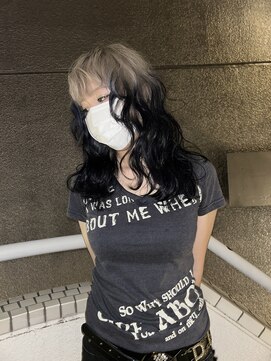 イエナ 渋谷(IENA) ルーツカラーデザインカラーブルーカラーエンドカラーレイヤー